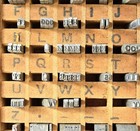 Vintage Dura Cast Hot Stamp Type Letters Franklin Manufacturing