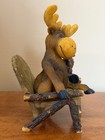 Moose   Squirrel Resin Figurine Decor