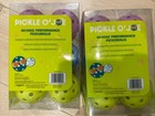 Lot 2 Pickle O joe 6pk Balls Pickleballs Multi Vibrant pastel Colors -