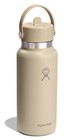 Water Bottle Insulated Stainless Steel 32 Oz Flex Straw Hydro Flask Wide Mouth