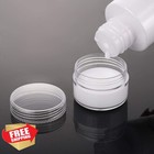 100pcs 15g Clear Empty Cosmetic Jars Sample Cream Travel Containers