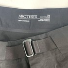 Arcteryx Gamma Pant Mens 36 Regular Black Softshell Hiking Pants Belted Stretch