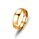 Men s Women s Silver High Polished Dome Titanium Rings Wedding Band Comfort Fit 
