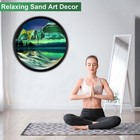 3d Moving Sand Art Picture - Deep Sea Sandscape Wall Decor  360   Rotate  Glass  