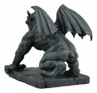 Ebros Winged Demonic Gargoyle Statue Gothic Night Crawler Sentry Stone Devil