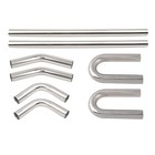 2  -4  industrial Pipes Bend Exhaust Tube Pipe Kits Straight 45 90 180  -3 4 8pcs