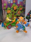 Vtg Teenage Mutant Ninja Turtles Lot With Case