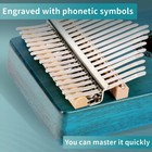 Easttop Kalimba 17 Key Thumb Piano Mbira For Beginner W gig Bag Tuner Hammer Us