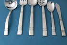 Wallace Cheyenne Serving  6pc Set  Tablespoon Pierced Fork Ladle Korea Light Use