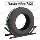 Adjustable Semi Truck Tire Rack Spare Tire Carrier Tire Mount Holder W hardware