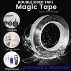 9pc Nano-tape Double Sided Removable Mounting Adhesive Traceless Washable Gel