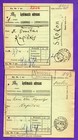 1938 Lithuania Lot Of 4 Parcel Post Cover Cancel Kaunas Siauliai Kupiskis 628
