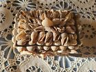 Folk Art Sailor Valentine Vnt  Shell Trinket Box