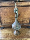 Antique Middle Eastern Persian Ottoman Copper Pitcher Ewer