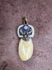 Antique 14k Yellow Gold   Enameled Elks Club B p o e  Fob   Pendant 5gr Grams