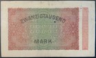 1923 Germany Paper Money - 20 000 Mark Banknote 