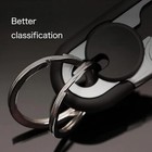 Men s Car Key Chain 3pcs Personalized Creative Stainless Steel Car Keychain New
