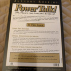 Anthony Robbins Power Talk- Raising Your Standards - Brand New