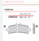 4 Front Brake Pads Brembo For Ducati Multistrada Pikes Peak Abs 1200 2016