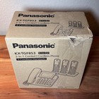 Panasonic Kx-tgf853 2-in-1 Corded   3 Cordless Handsets Phone Set Silver  s2 