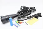 Rifle Scope 3-9x40 Rangefinder   Red Green Dot Sight   Flashlight   Riser Mount