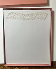 Hallmark Stationary Set White Musical Notes Die-cut Pink Back Sheet   Envelopes