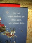 Christmas Card Send Money Gift Holder Santa   His Reindeer Great Present 