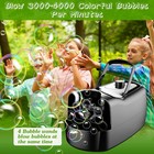 Automatic Bubble Blower For Kids - Portable Machine  3000-4000 Bubbles min