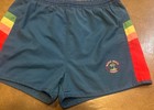 Vintage 80s Rainbow Hawaii Shorts Pacific Beach Hawaii Med Or Large Lined Pride