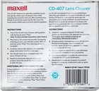 Maxell 197342 Cd407 Cd Lens Cleaner With Voice Instructions On Disc  new Cleaner