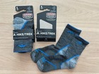 Usa Darn Tough Jr  Hike trek Micro Crew Socks - Kids Large  3-6 - Lot Of 2- New