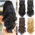 Clearance 100  Human Hair Extensions Clip In Real Remy Hair Extensions Full Head