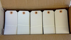 Box Of 1000 4 3 4  X 2 3 8  Shipping Inventory Tags Gray 13 Pt Unstrung G1051f