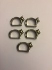 Vintage 1986 Seagull Pewter Cat Napkin Rings Set Of 5