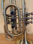 Soviet Trumpet Cornet Ussr Musical Wind Instrument Horn Mouthpiece Vintage