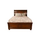 Baltimore Queen 4 Piece Bedroom Set Made With Wood In Dark Walnut