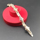 Vtg Bracelet Abalone Panels Shell Taxco Mexico 925 Sterling Silver Jewelry