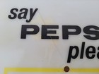 Vintage  say Pepsi Please  Square Wall Clock Face Only