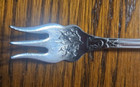 1847 Rogers Bros Charter Oak Silverplate Long Handle Pickle olive Fork 7 1 2 
