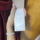Cocosbride Burgundy Chiffon Sleeveless Polyester Bridesmaid Dress Size 8