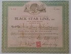 Copy In Frame Very Rare Important 1919 Black Star Line Stock Certificate Signed
