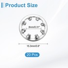 20pcs 5 16  304 Stainless Steel Internal Tooth Lock Washer