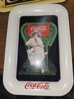 3 Collectible Minature   7 Inch  Coca Cola Trays 1995   1989