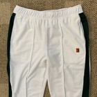 Nike Court Tennis Trousers Pants White Green Stripe Dc0621-101 Men s Size Large