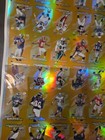 1998 Fleer Brilliants 24kt Gold Uncut Sheet Football Nfl Rare