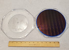 8  Silicon 200mm Semiconductor Wafer In Original Carrier Deep Dark Colors  150