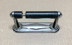 Antique Vintage Metal Art Deco Chrome Bathroom Toilet Paper Holder Old 1238-26b