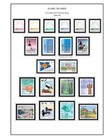 Color Printed Aland Islands 1984-2024 Stamp Album Pages  81 Illustrated Pages 