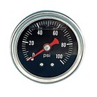 Universal Fuel Pressure Gauge Liquid 0-100psi Oil Pressure Gauge 1 8  Npt