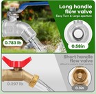 Ibc Tote Adapter Kit For 275   330 Gallon Water Tanks Hose Fittings  2 44  3-size